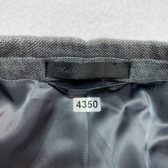 Lauren Ralph Lauren Blazer Men's 42S Gray Nail Head Sport Coat 2 Button Jacket - Picture 9 of 15